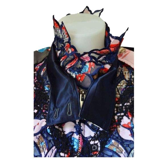Sacai - Canvas and Broderie Anglaise Souvenir Cotton Jacket - JP 3